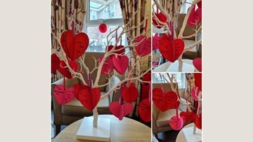 Love is in the air at Sunderland care home